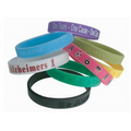 Silk Screened Silicone Bracelet